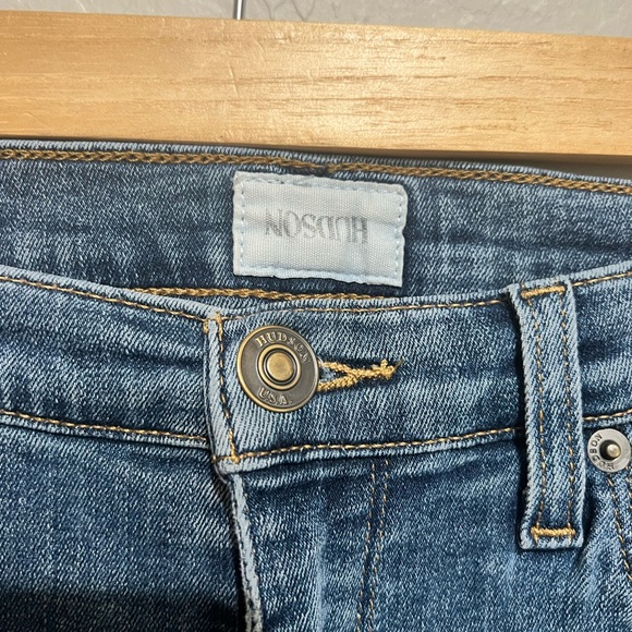 Hudson Nico Midrise Super Skinny Jeans in Medium Wash, Size 27 - Picture 4 of 10